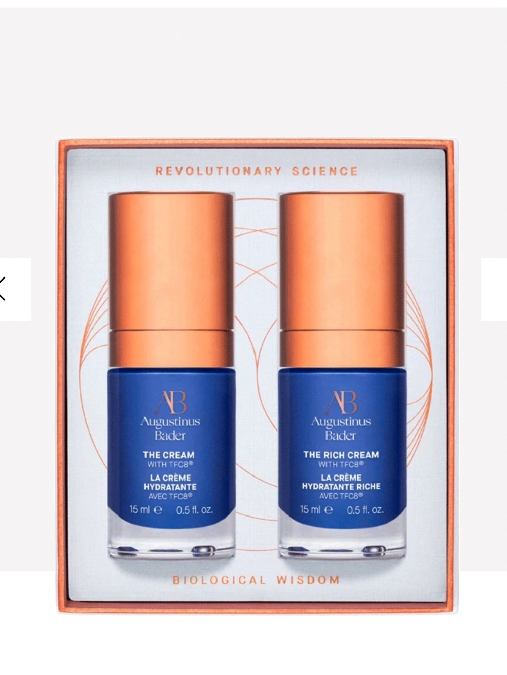BNIB The Discovery Duo The Cream and The Rich Cream 15ml Set